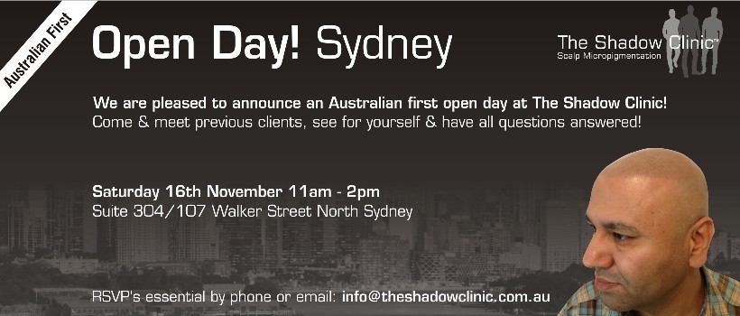 Open Day Sydney Micro Scalp Pigmentation Open Day Sydney Micro Scalp Pigmentation